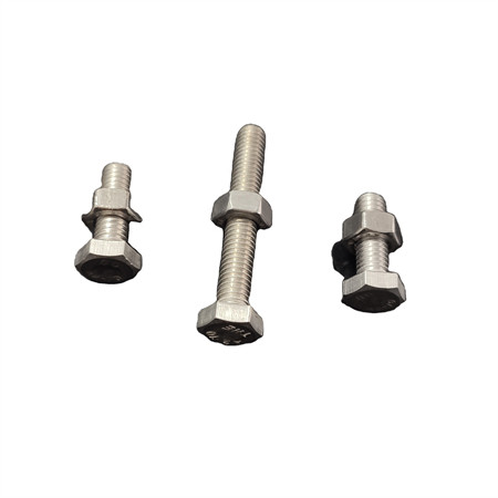 Factory Low Price Promotion ASME/Amsi B 18.2.1 Steel Yellow Zinc Hexagonal Flange Bolts Metric SS316 DIN 933 DIN931 Hexagonal Head Bolts Stainless Steel Grade a