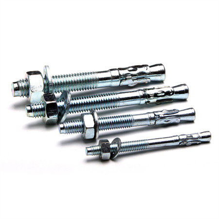 Carbon Steel Ss Grade 8.8 10.9 Class 12.9 Masonry Bolt PT Thread Screw Hex Flange Knurled Concrete Self Screw Stone Bolt