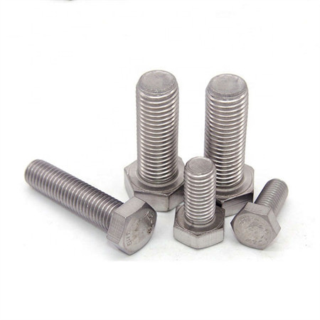 Stainless Steel Bolt 304 316 DIN Metric ASME Tap Bolts Hex Bolts Hexagon Bolts Zinc Plated 10.9 8.8 Hex Bolts