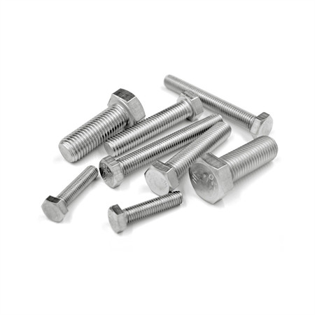 Stainless Steel 316 Hexagon Bolt M12 Full Series Bolt Ultra Long Full Thread Screw Factory Straight