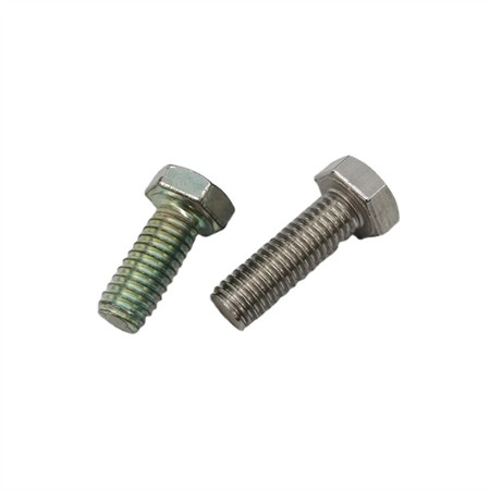 Stainless Steel Hex Bolts with Nuts Flat Washers 304 Ss Hexagon Head, Fully Machine Threaded Hex Nut