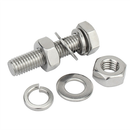 Customized Fastener Stainless Steel Aluminum CNC Machine Turning Hex Bolt T Bolt Shoulder Bolts Hexagon Bolt