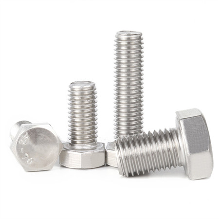 Made in China Ss 304 SS316 Stainless Steel Hexagon Head Natural Titanium or Stainless Steel Flange Bolt or Stainless Steel Bolt with Nut or Stainless Steelscrew