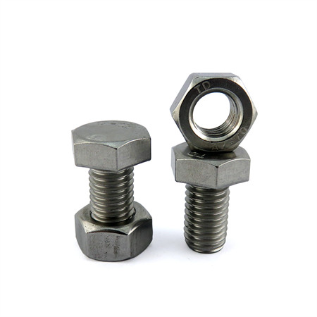 Plain ASTM A193 B7 Heavy Hex Bolts and Nuts ISO4014 Galvanized Grade 8.8 Stainless Steel 304 Ss Hex Bolts