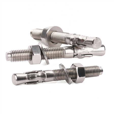304/316 Stainless Steel Flange Surface Hexagon Bolts with Pad Non - Slip Screws DIN 6921 and ASTM ANSI Flange Bolts