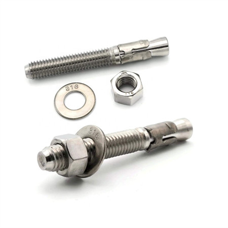 Galvanized Anchor Bolt/Wedge Anchor Screw Stainless Steel Carbon Steel Bolt
