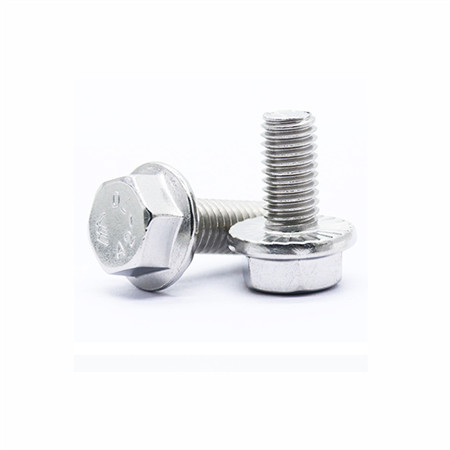 China Manufacturer Wholesale Hardware Ss Fastener DIN6921 Hex Flange Head Bolt /Hexagon Head with Flange Bolts
