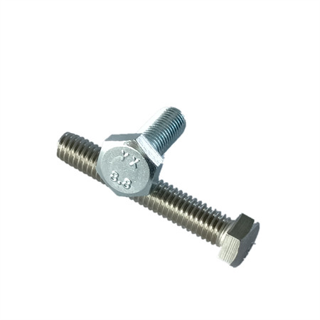 China Fasteners High Precision Ss 304 Stainless Steel Half Thread Hex Bolts