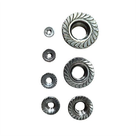 Ss 304 Flat Hex Head Galvanized Knurled Self Clinching Nut Blind Rivet Nut