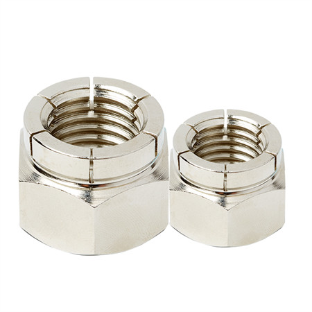 Factory Supplier Ss 304 316 Nylon Self Locking Jam Nut with Flange