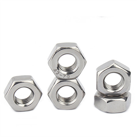 Stainless Steel Different Types of Nut for Bolts 316 Hex Head Nut DIN934 A4-80 Plate Metric Hex Nut