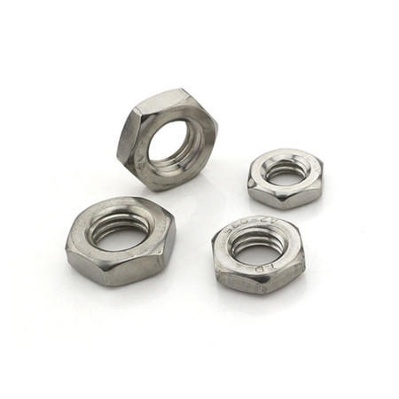 DIN985 Stainless Steel Ss 316 M14 M16 M20 M24 Hexagon Nylon Lock Nut