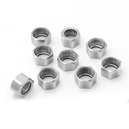 Stainless Steel Different Types of Nut for Bolts 304 316 Hex Head Nut DIN934 A2-70/A4-80 Plate Metric Hex Nuts/Tuercas