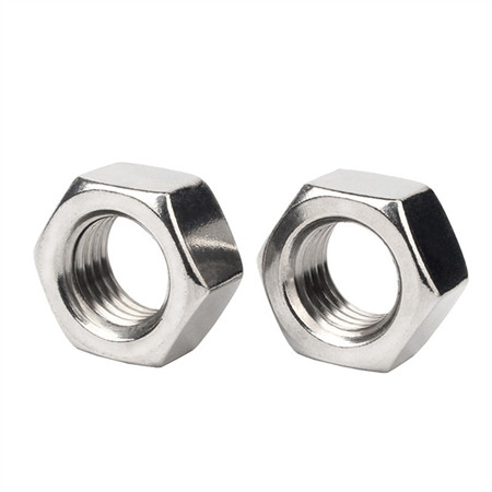 M4 Ss Flanged Nyloc Serrated Brass Nuts