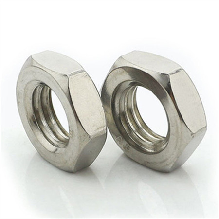 Low Price Stainless Steel Ss 304 316 A2 A4 Hex Thick Nylon Insert Nut DIN982 M8