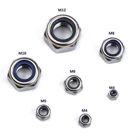 Wholesale DIN 985 Nylon Hex Nut Ss 304 316 Hex Nylon Lock Nut
