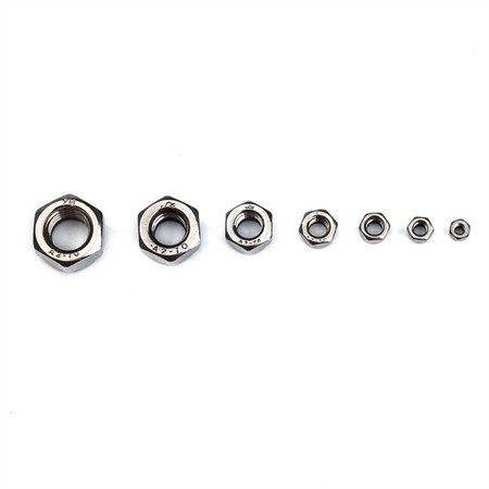 Made in China Stainless Steel Prevailing Torque Type Hexagon Thin Nuts Ss 304 Ss 316 DIN934 Stainless Steel Hex Nut