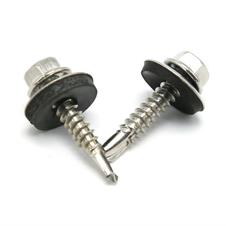 China Supplier Factory Manufacture DIN571 Ss 304 316 Hexagon Head Wood Screw