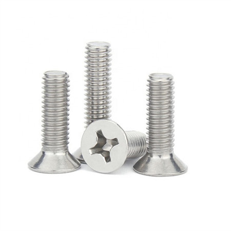 Slotted Raised Countersunk Head Tapping Screws DIN 7973 A2 Stainless Steel DIN 7973 / ISO 1483 Metric Full Thread Oval Slot Drive Self Tapping Sheet Metal Screw