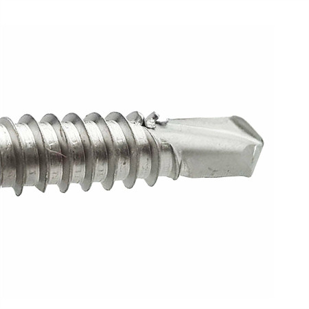 410 Ss Inox Hex Washer Wafer Truss Head Tek Roofing Self Drilling Screw Stainless Steel for Sheet Metal or Wood