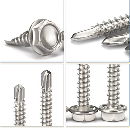 Stainless Steel Square Drive Countersunk Flat Head Self Tapping Screws for Metal