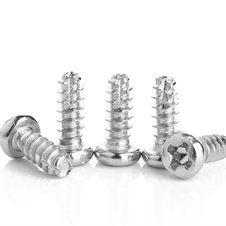 SUS 410 Size4.8*100 2022 Factory Sale Ss Screw Stainless Steel Cross Recessed Pan Washer Head Self Tapping and Self Drilling Screw