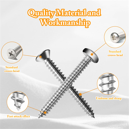 M1.6 M1.8 M2 M2.2 M2.5 M3 Fasteners PT Wn1412 Wn1451 Ss Cross Torx Micro Self Tapping Thread Forming Screws