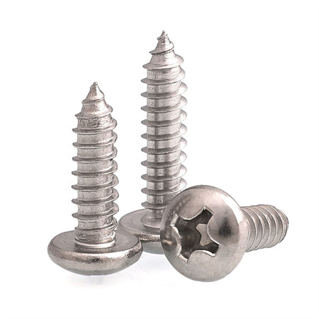 OEM Manufacturer Wholesales Cross Hexagon Washer Self Tapping Screws 304 Stainless Steel Hexagon Flange Plate Metal Screws